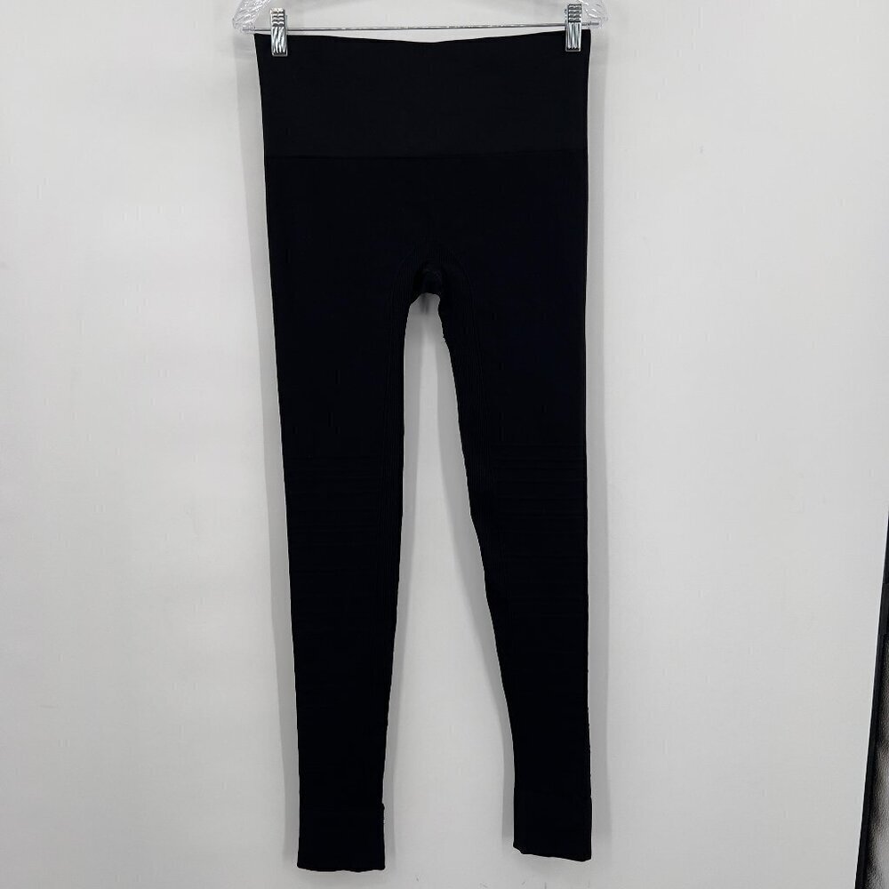 BLANQI Maternity Support Leggings Black Seamless Compression Pants Size M